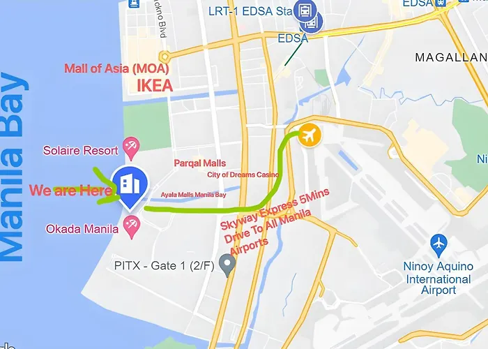Comfortable 3 Bedroom Seaview Next To Okada Casino Airports Moa